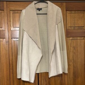 Chic Soul Women's Cream Cardigan Sweater